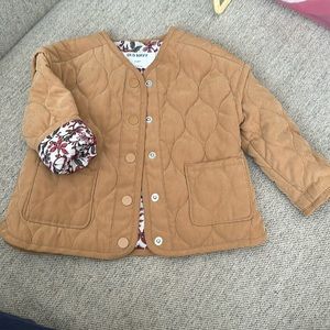 Quilted toddler jacket